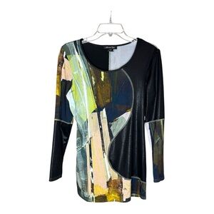 Michael Tyler Women’s Asymmetric Multicolor Tunic SZ SP